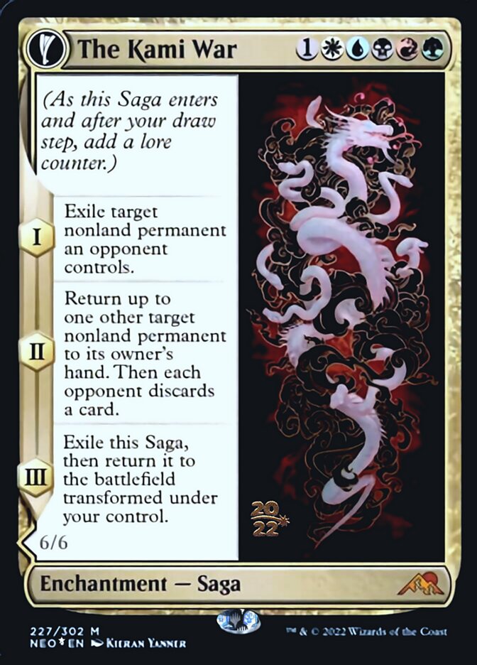 The Kami War // O-Kagachi Made Manifest [Kamigawa: Neon Dynasty Prerelease Promos] | Shuffle n Cut Hobbies & Games