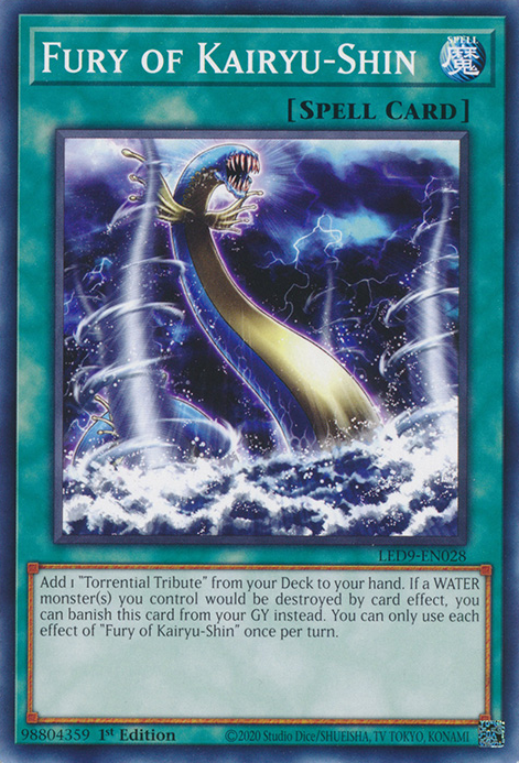 Fury of Kairyu-Shin [LED9-EN028] Common | Shuffle n Cut Hobbies & Games