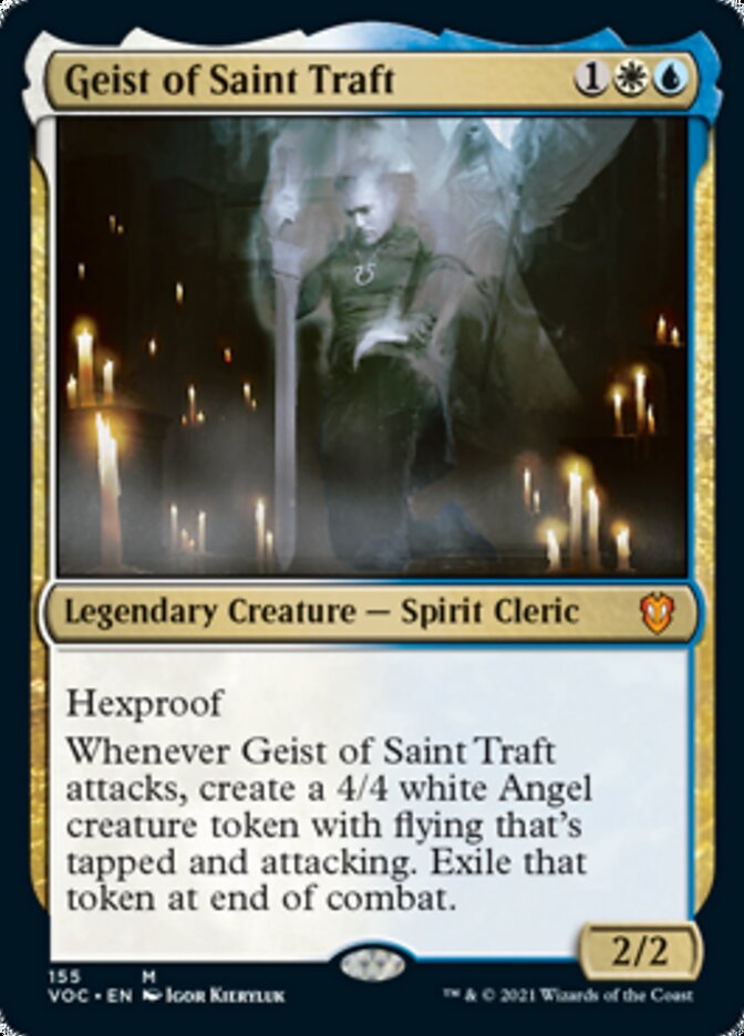 Geist of Saint Traft [Innistrad: Crimson Vow Commander] | Shuffle n Cut Hobbies & Games