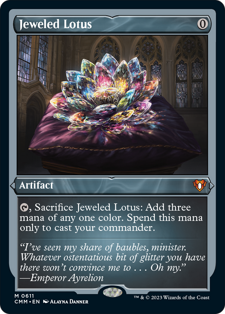 Jeweled Lotus (Foil Etched) [Commander Masters] | Shuffle n Cut Hobbies & Games