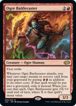Ogre Battlecaster [Jumpstart 2022] | Shuffle n Cut Hobbies & Games
