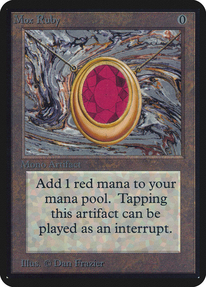Mox Ruby [Alpha Edition] | Shuffle n Cut Hobbies & Games