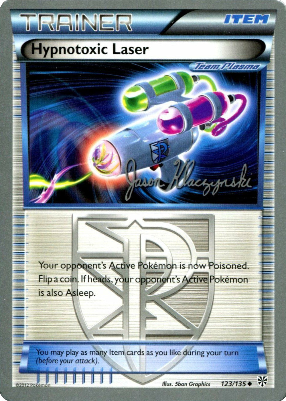 Hypnotoxic Laser (123/135) (Darkrai Deck - Jason Klaczynski) [World Championships 2013] | Shuffle n Cut Hobbies & Games