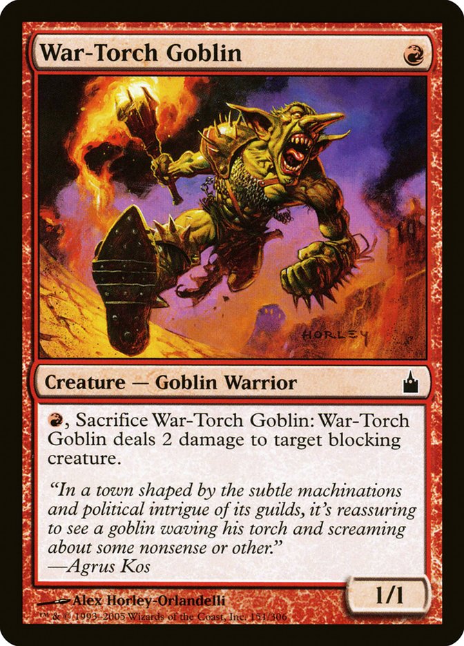 War-Torch Goblin [Ravnica: City of Guilds] | Shuffle n Cut Hobbies & Games