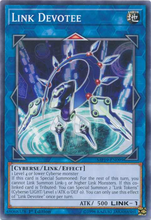 Link Devotee [MP19-EN099] Common | Shuffle n Cut Hobbies & Games