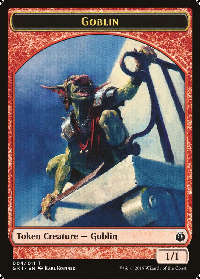 Weird // Goblin Double-Sided Token [Guilds of Ravnica Guild Kit Tokens] | Shuffle n Cut Hobbies & Games