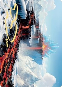 Surtland Frostpyre Art Card (Gold-Stamped Signature) [Kaldheim Art Series] | Shuffle n Cut Hobbies & Games