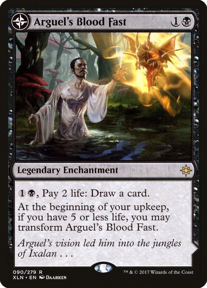 Arguel's Blood Fast // Temple of Aclazotz [Ixalan] | Shuffle n Cut Hobbies & Games