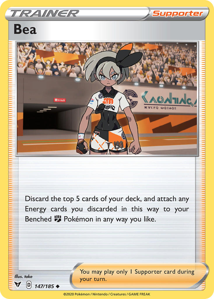 Bea (147/185) [Sword & Shield: Vivid Voltage] | Shuffle n Cut Hobbies & Games