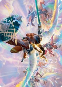 Starnheim Unleashed Art Card (Gold-Stamped Signature) [Kaldheim Art Series] | Shuffle n Cut Hobbies & Games