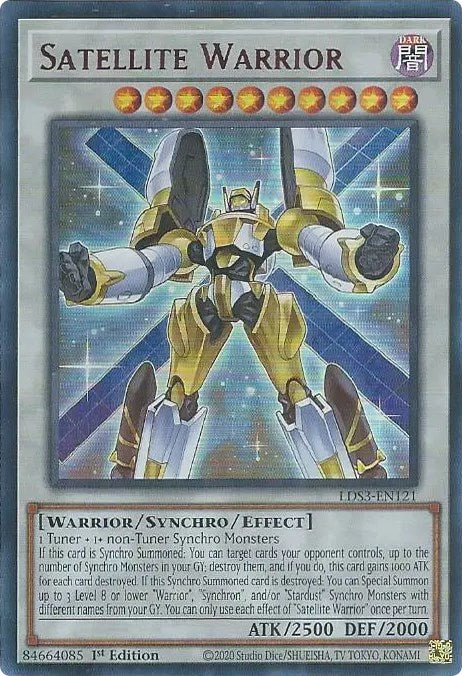 Satellite Warrior (Red) [LDS3-EN121] Ultra Rare | Shuffle n Cut Hobbies & Games
