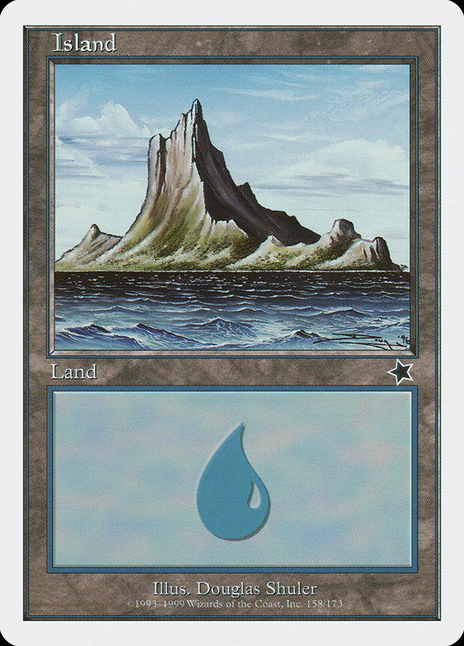 Island (158) [Starter 1999] | Shuffle n Cut Hobbies & Games
