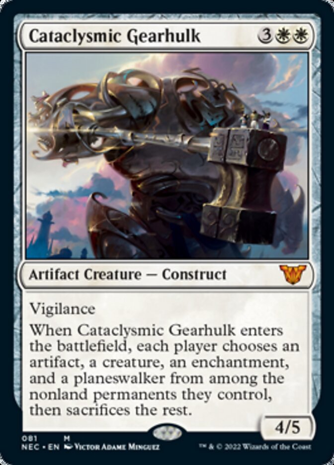 Cataclysmic Gearhulk [Kamigawa: Neon Dynasty Commander] | Shuffle n Cut Hobbies & Games