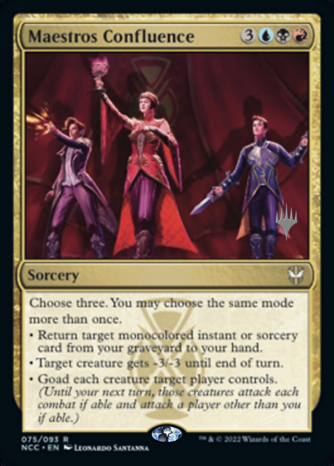 Maestros Confluence (Promo Pack) [Streets of New Capenna Commander Promos] | Shuffle n Cut Hobbies & Games
