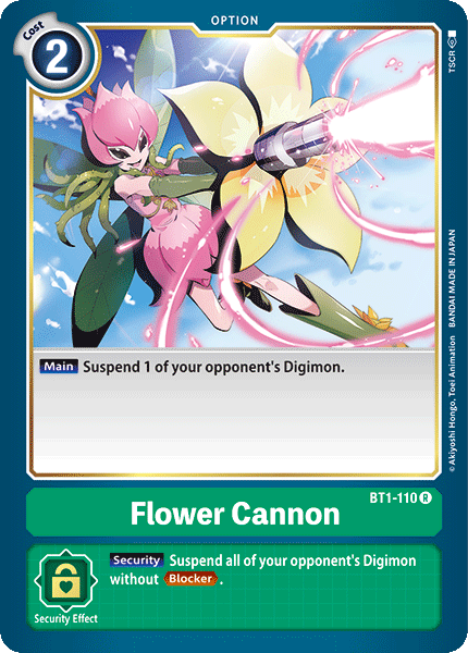 Flower Cannon [BT1-110] [Release Special Booster Ver.1.0] | Shuffle n Cut Hobbies & Games