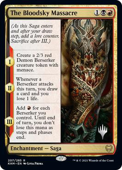 The Bloodsky Massacre (Promo Pack) [Kaldheim Promos] | Shuffle n Cut Hobbies & Games