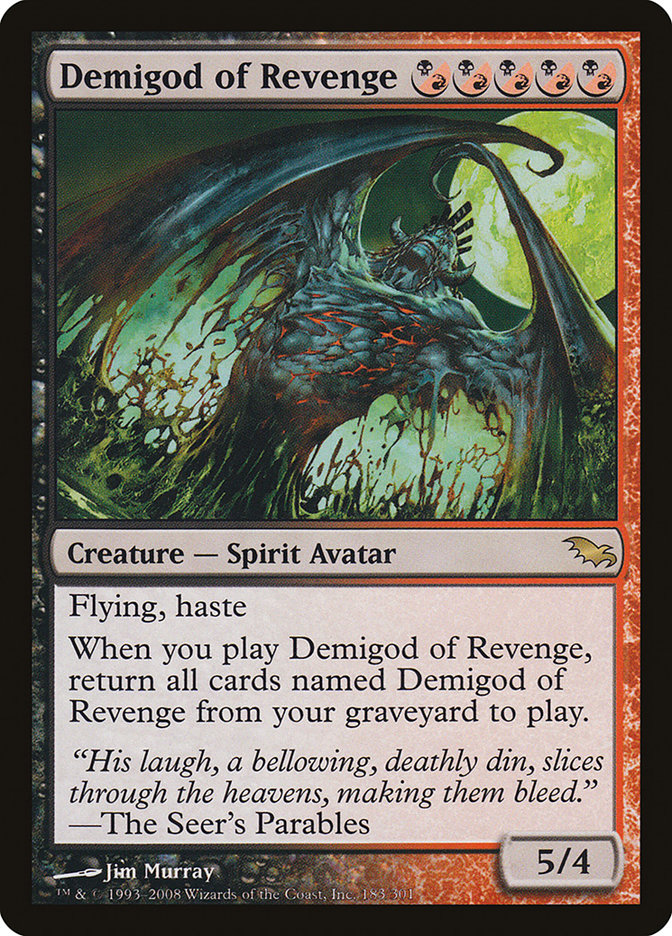 Demigod of Revenge [Shadowmoor] | Shuffle n Cut Hobbies & Games