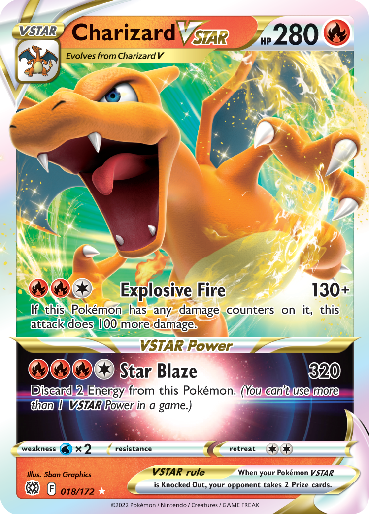 Charizard VSTAR (018/172) [Sword & Shield: Brilliant Stars] | Shuffle n Cut Hobbies & Games