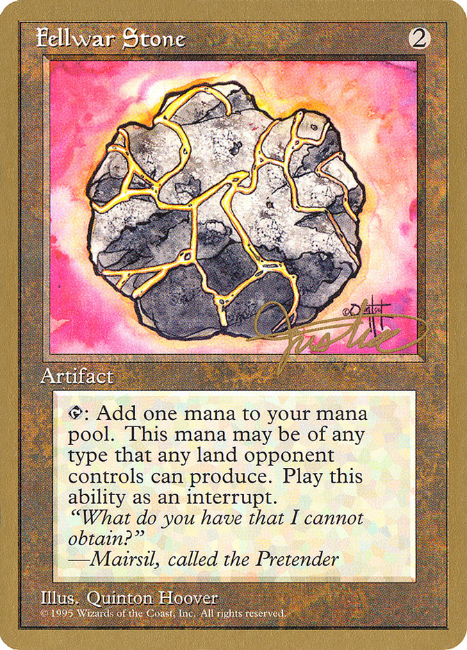Fellwar Stone (Mark Justice) [Pro Tour Collector Set] | Shuffle n Cut Hobbies & Games