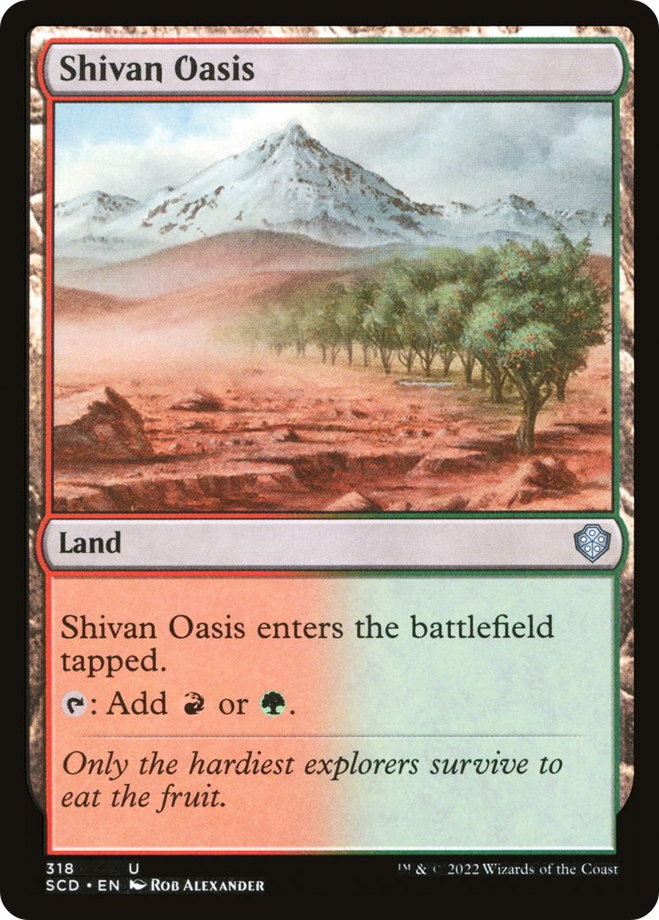 Shivan Oasis [Starter Commander Decks] | Shuffle n Cut Hobbies & Games
