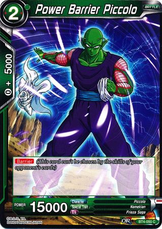 Power Barrier Piccolo [BT4-050] | Shuffle n Cut Hobbies & Games