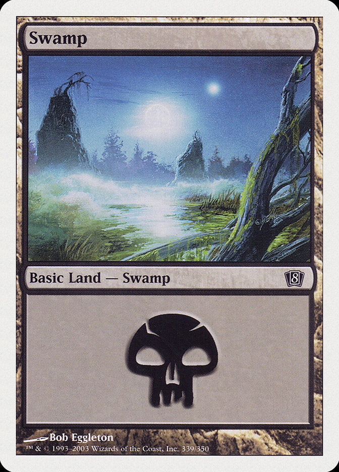 Swamp (339) [Eighth Edition] | Shuffle n Cut Hobbies & Games