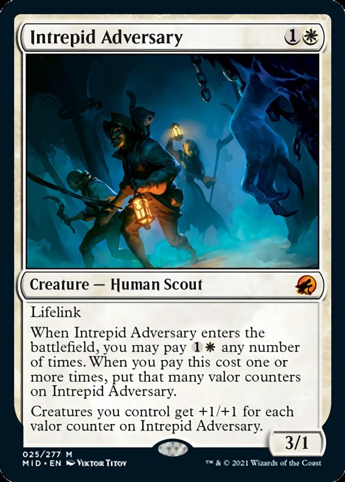 Intrepid Adversary [Innistrad: Midnight Hunt] | Shuffle n Cut Hobbies & Games