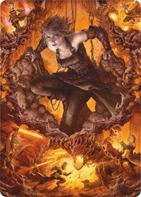 Nahiri, Heir of the Ancients [Zendikar Rising Art Series] | Shuffle n Cut Hobbies & Games