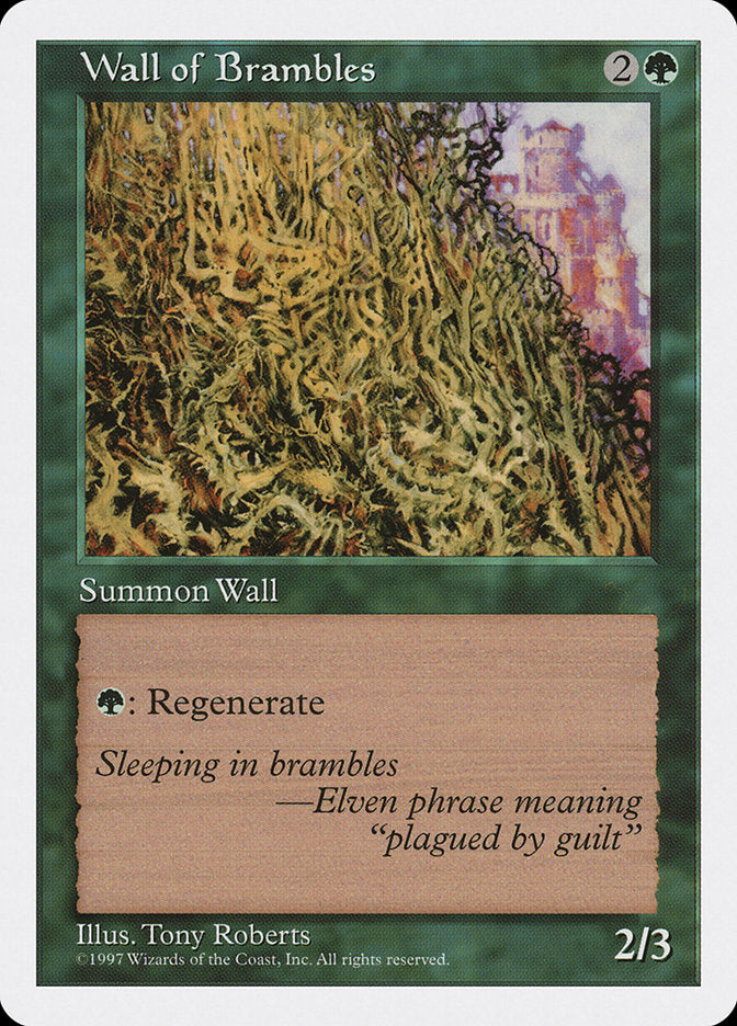 Wall of Brambles [Fifth Edition] | Shuffle n Cut Hobbies & Games