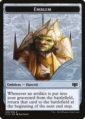 Daretti, Scrap Savant Emblem // Tuktuk the Returned Double-Sided Token [Commander 2014 Tokens] | Shuffle n Cut Hobbies & Games