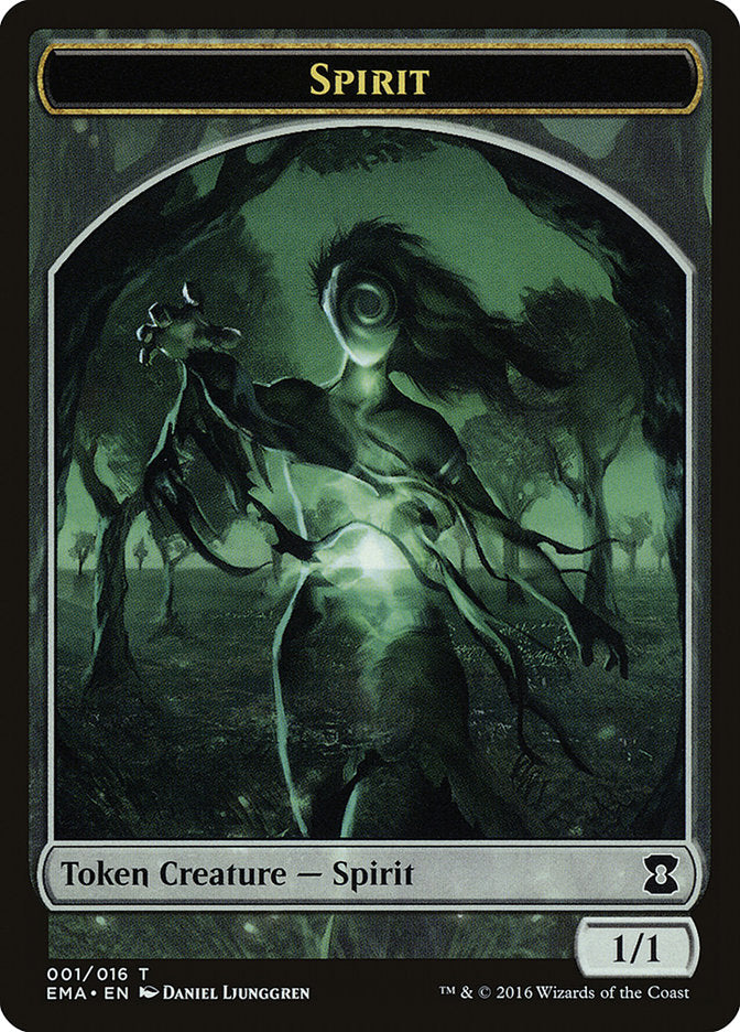 Spirit Token (001/016) [Eternal Masters Tokens] | Shuffle n Cut Hobbies & Games