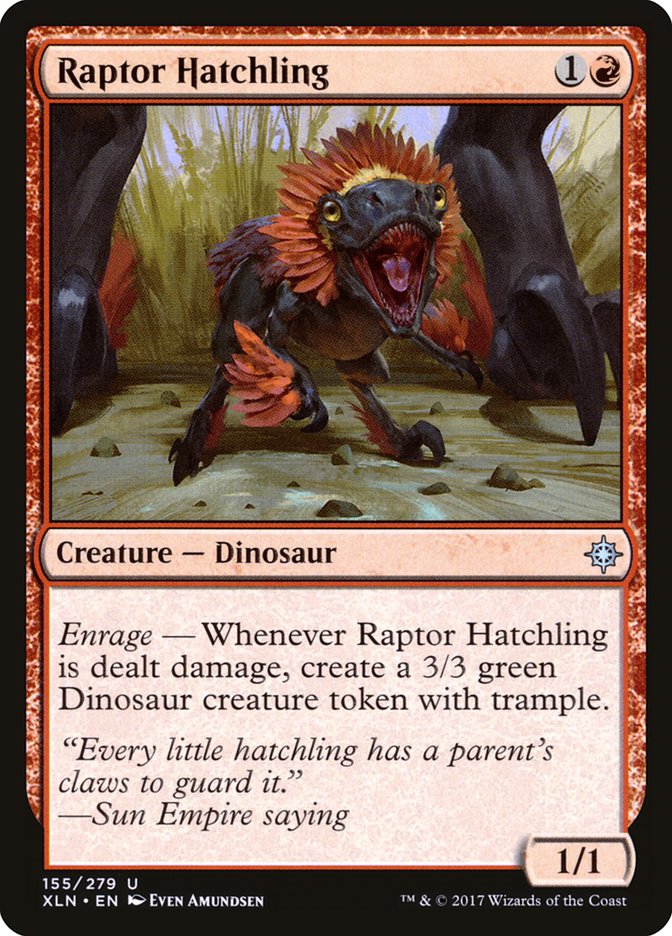 Raptor Hatchling [Ixalan] | Shuffle n Cut Hobbies & Games