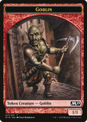 Zombie // Goblin Double-Sided Token (Game Night) [Core Set 2019 Tokens] | Shuffle n Cut Hobbies & Games