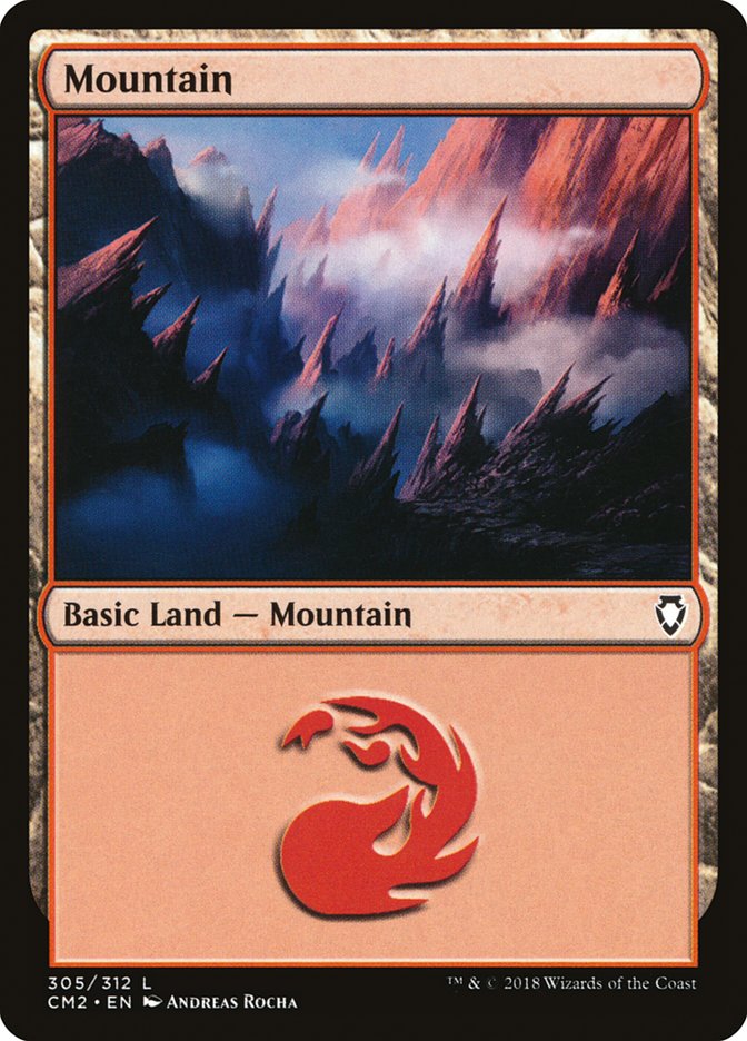 Mountain (305) [Commander Anthology Volume II] | Shuffle n Cut Hobbies & Games