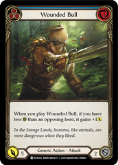 Wounded Bull (Blue) [WTR202] Unlimited Edition Rainbow Foil | Shuffle n Cut Hobbies & Games