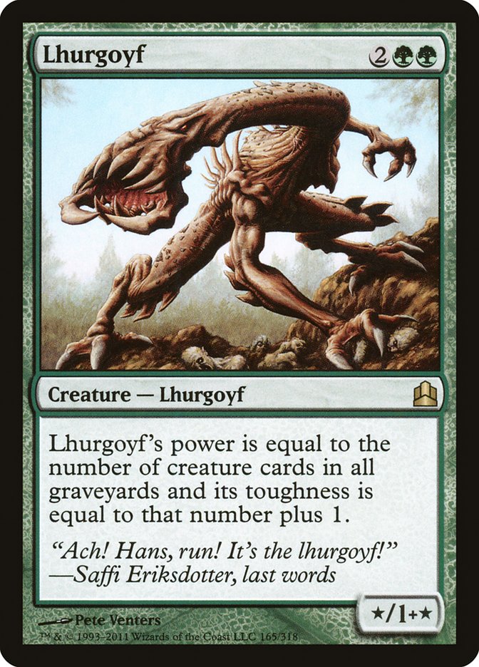 Lhurgoyf [Commander 2011] | Shuffle n Cut Hobbies & Games