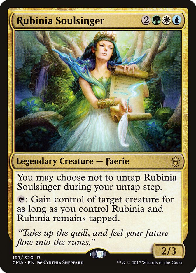 Rubinia Soulsinger [Commander Anthology] | Shuffle n Cut Hobbies & Games