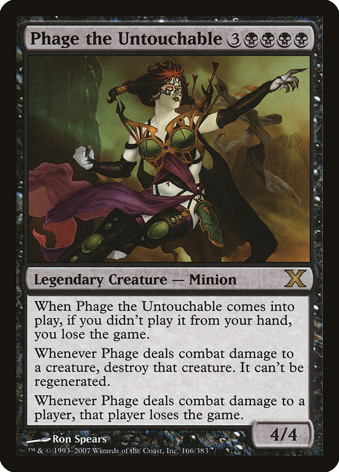 Phage the Untouchable [Tenth Edition] | Shuffle n Cut Hobbies & Games