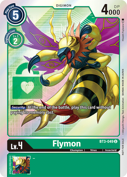 Flymon [BT3-049] (Buy-A-Box Promo) [Release Special Booster Ver.1.5 Promos] | Shuffle n Cut Hobbies & Games