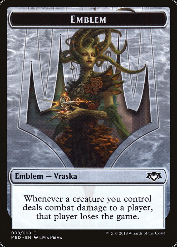 Vraska, Golgari Queen Emblem [Mythic Edition Tokens] | Shuffle n Cut Hobbies & Games