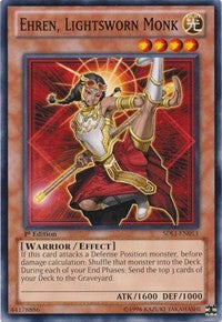 Ehren, Lightsworn Monk [SDLI-EN011] Common | Shuffle n Cut Hobbies & Games