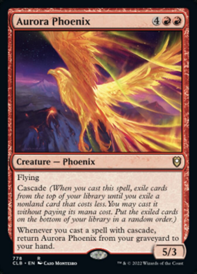 Aurora Phoenix [Commander Legends: Battle for Baldur's Gate] | Shuffle n Cut Hobbies & Games