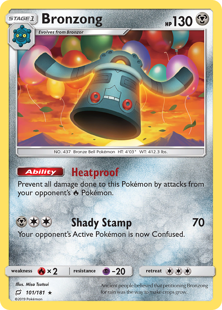 Bronzong (101/181) [Sun & Moon: Team Up] | Shuffle n Cut Hobbies & Games