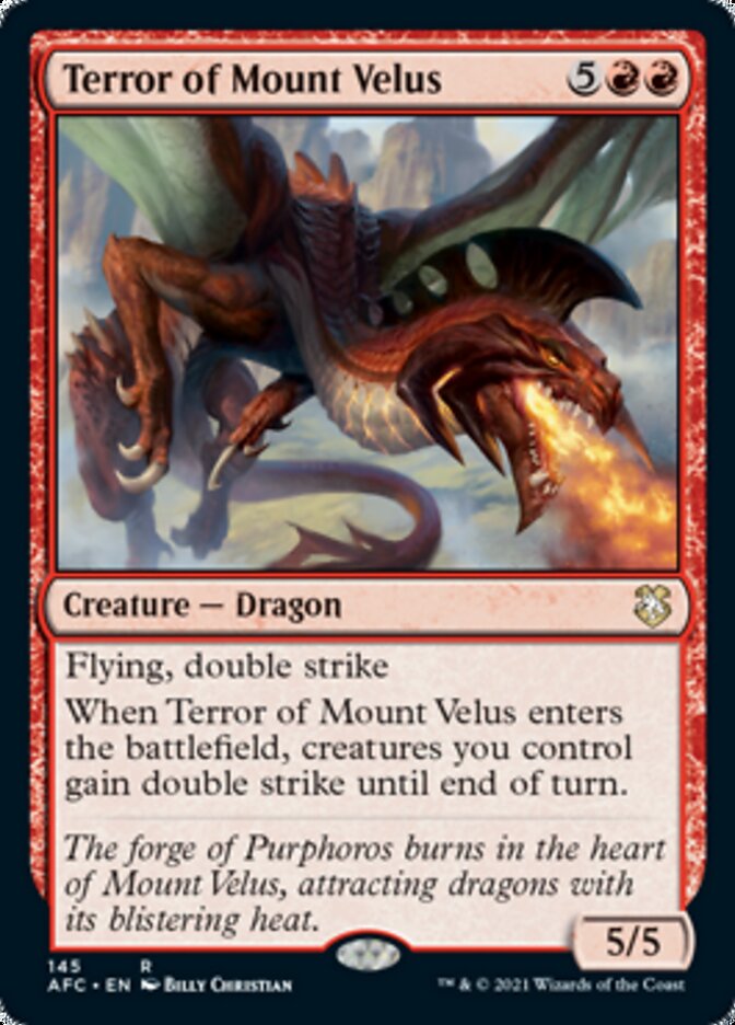 Terror of Mount Velus [Dungeons & Dragons: Adventures in the Forgotten Realms Commander] | Shuffle n Cut Hobbies & Games