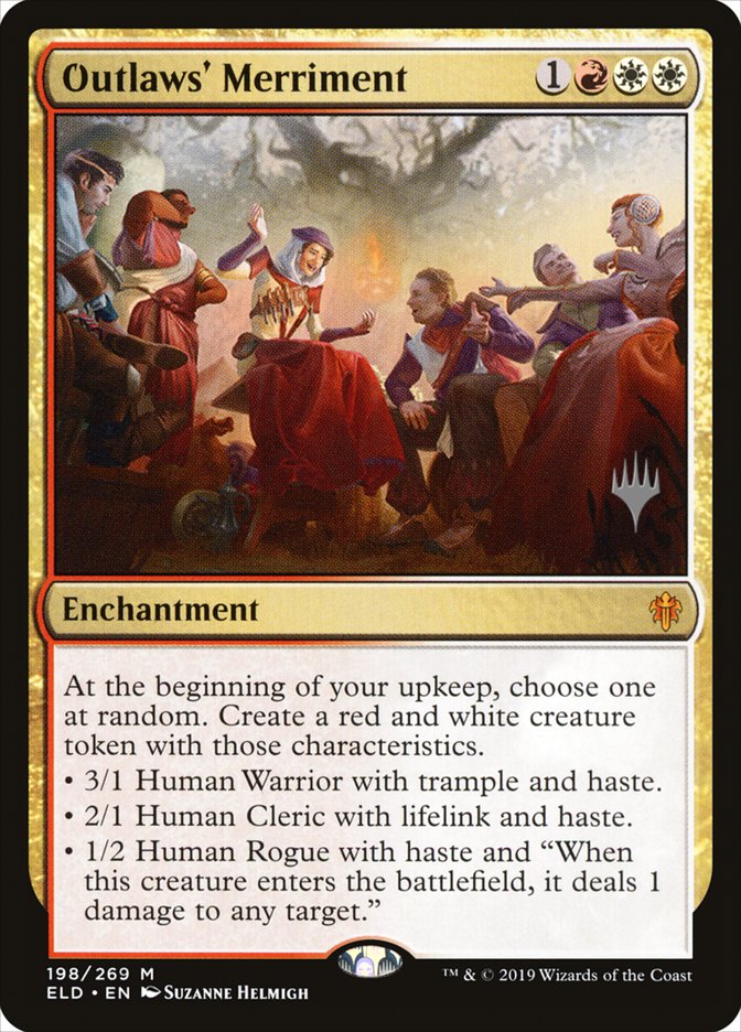 Outlaws' Merriment (Promo Pack) [Throne of Eldraine Promos] | Shuffle n Cut Hobbies & Games