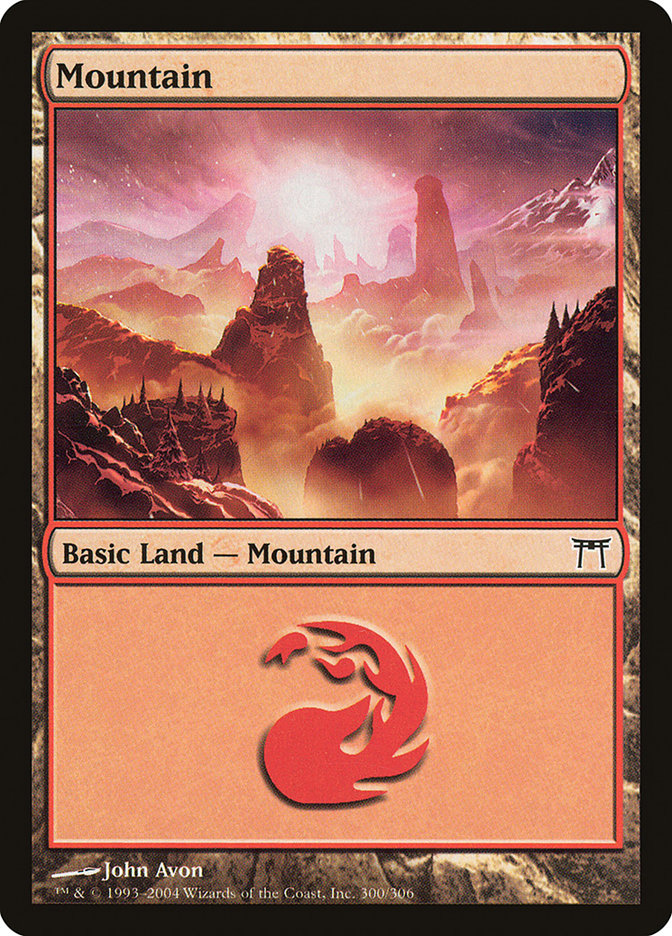 Mountain (300) [Champions of Kamigawa] | Shuffle n Cut Hobbies & Games