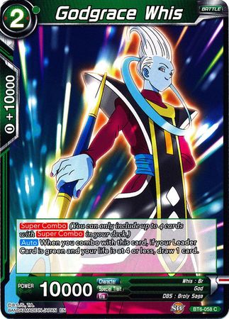 Godgrace Whis [BT6-058] | Shuffle n Cut Hobbies & Games