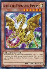 Aether, the Empowering Dragon [YS14-EN011] Common | Shuffle n Cut Hobbies & Games