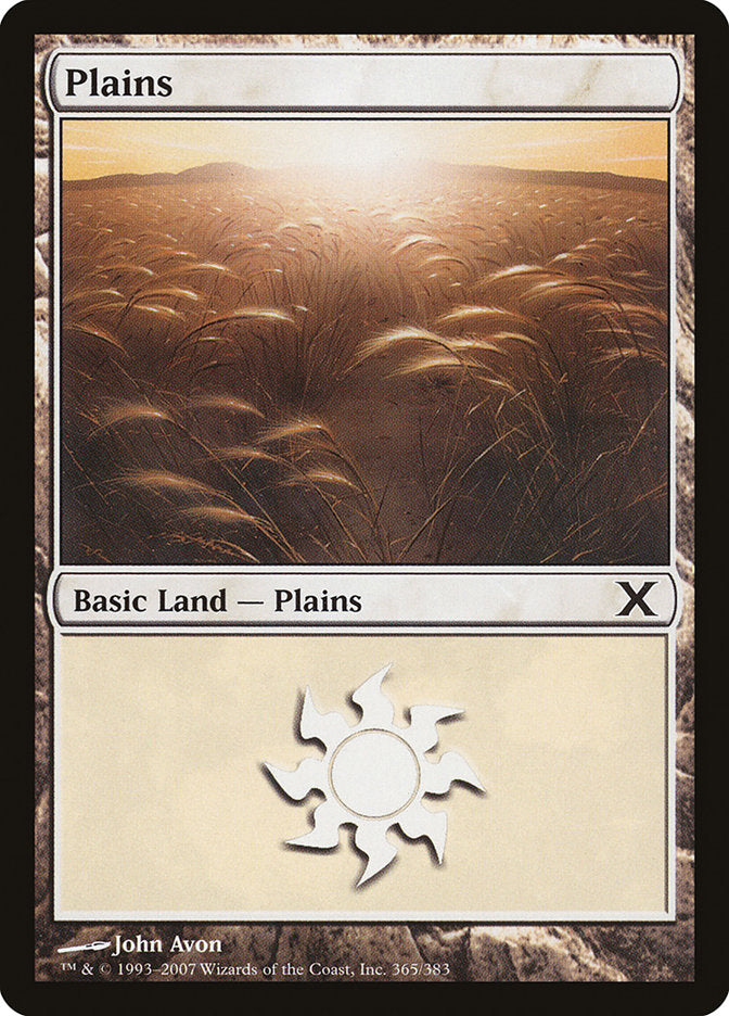 Plains (365) [Tenth Edition] | Shuffle n Cut Hobbies & Games