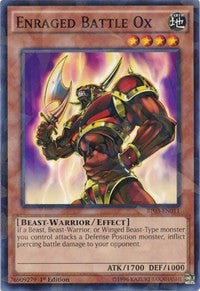 Enraged Battle Ox (Shatterfoil) [BP03-EN011] Common | Shuffle n Cut Hobbies & Games